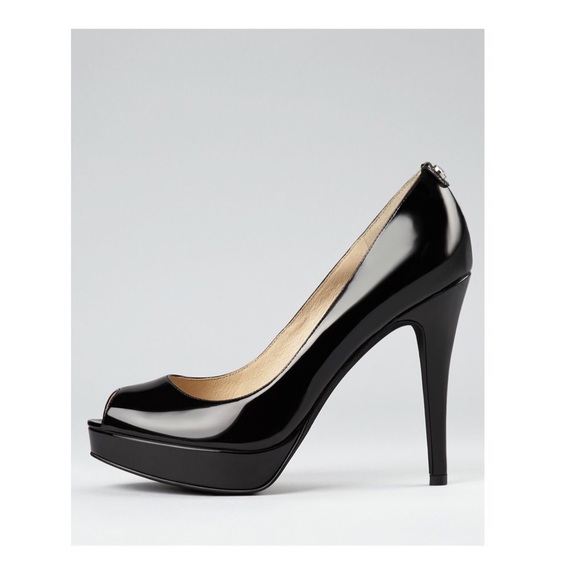 michael kors open toe pumps